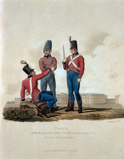 Kadetten des Royal Military College in Sandhurst, Junior Department, aus 